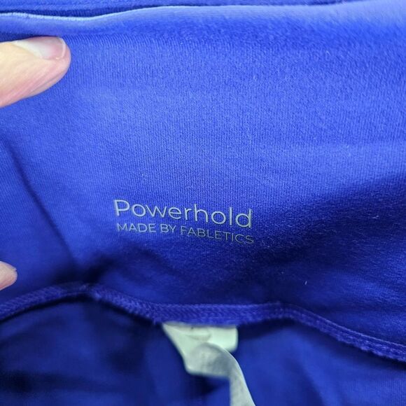 Fabletics Blue High Waisted Mesh Powerhold Leggings Size XXL - Picture 5 of 12